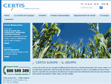 Tablet Screenshot of certiseurope.it